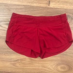 Lululemon size 6 running shorts